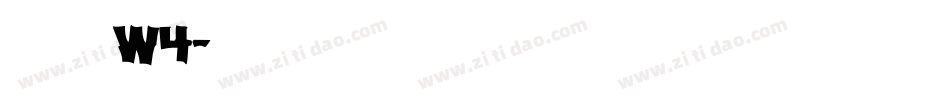 仿宋體 W4字体转换